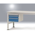 Manuflex ZB4662.0002 Komplett-Gehäuse 300 UNIVERSAL für 800 mm Tiefe HF0002 lichtgrau/brillantblau (B x H x T) 500 x 360