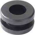 HellermannTyton, HellermannTyton HV1302-PVC-BK-M1 Kabeldurchführung Klemm-Ø (max.) 8 mm PVC Schwarz 1 St.