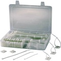 TRU COMPONENTS, TRU COMPONENTS 1566420 EPR-350 Kabelbinder-Sortiment 190 mm Klar mit Klebesockel 1 Set