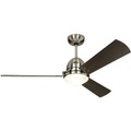 undefined, Deckenventilator LIBECCIO mit Fernbedienung Kirschbaum / Ahorn / Wenge / Astpinie / Chrom gebürstet