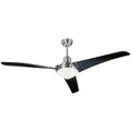 undefined, Deckenventilator MIRAGE Rotorblatt-Ø 1400 mm, mit Fernbedienung Lack schwarz / Chrom gebürstet