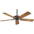 undefined, Deckenventilator OUTDOOR ELEMENTS Rotorblatt-Ø 1320 mm Teakholz natur / Bronze verwittert