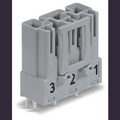 WAGO Netz-Steckverbinder WINSTA MIDI Serie (Netzsteckverbinder) WINSTA MIDI Stecker, Einbau horizontal Gesamtpolzahl: 3
