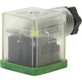 Ventilstecker SVS Eco LED Schwarz, Transparent SVS Eco Pole:3 Murr Elektronik Inhalt: 1 St.