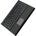 Keysonic ACK-540U+ USB-Tastatur Deutsch, QWERTZ, Windows® Schwarz Integriertes Touchpad, Maustasten