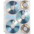 HAMA, Hama 6fach CD/DVD Ordner-Hülle 6 CDs/DVDs/Blu-rays Kunststoff Transparent-Weiß 10 St. (B x H x T) 238 x 1 x 295 mm