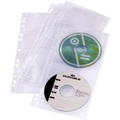 Durable, Durable 4fach CD/DVD Ordner-Hülle 4 CDs/DVDs/Blu-rays Polypropylen Transparent 5 St. 528219