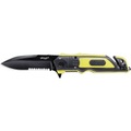 Walther, Rettungsmesser Walther 5.0729 Emergency Rescue Knife ERK fluoreszierend Glasbrecher, Gurtschneider (L x B x H) 118 x 40