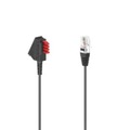 HAMA, Hama DSL Anschlusskabel [1x TAE-F-Stecker - 1x RJ45-Stecker 8p2c] 3 m Schwarz