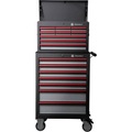 TOOLCRAFT 888574 Werkstattwagen 307 + Werkzeugkoffer 309 Abmessungen:(B x H x T) 681 x 1434 x 459 mm 98.2 kg
