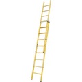 Krause 817648 Kunststoff, Edelstahl Schiebeleiter Arbeitshöhe (max.): 6.50 m Orange 16 kg