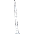 Krause 802187 Aluminium Glasreinigerleiter Arbeitshöhe (max.): 6.05 m Silber 15 kg