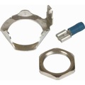 DEHN 929996 Erdungsring mit Flachstecker 6,3mm und Mutter M20 für externe Erdung DEHNpipe Montagezubehör