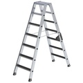 Günzburger Steigtechnik 41607 Aluminium Stufen-Stehleiter Arbeitshöhe (max.): 3.25 m