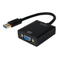 Logilink, LogiLink USB / VGA Adapter [1x USB 3.0 Stecker A - 1x VGA-Buchse] Schwarz
