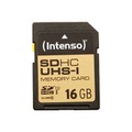 Intenso Premium SDHC-Speicherkarte 16 GB, UHS-I, Class 10 / U1