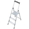 Krause 126214 Aluminium Stufen-Stehleiter Arbeitshöhe (max.): 2.65 m Silber 2.9 kg