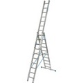 Krause 131669 131669 Aluminium Mehrzweckleiter inkl. Traverse Arbeitshöhe (max.): 7.50 m 25.5 kg