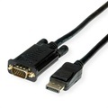 Value DisplayPort Anschlusskabel 2.00 m 11.99.5802 Schwarz [1x DisplayPort Stecker - 1x VGA-Stecker]