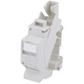 Netzwerkdose Hutschiene CAT 6a Telegärtner H02000A0086 Licht-Grau