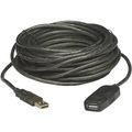Manhattan USB 2.0 Verlängerungskabel [1x USB 2.0 Stecker A - 1x USB 2.0 Buchse A] 10 m Schwarz