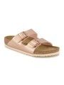 Birkenstock, BIRKENSTOCK Pantoletten ARIZONA KIDS BF ELECTRIC METALLIC in kupfer in Gr. 35
