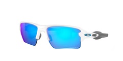 Oakley Sonnenbrille Flak 2.0 XL - Polished White Prizm Sapphire