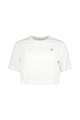 ON Train-T Crop Graphic Damen T-Shirt Weiss, Damen, Größe: M