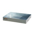 Steinbock® Paletten-Kleingebinde-Auffangwanne aus Stahl, verzinkt, HxBxT 120 x 800 x 600 mm, Auffangvolumen 45 Liter