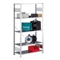 META Fachbodenregal Stecksystem, GF, FL 80 kg, verzinkt, HxBxT 2.000 x 1.000 x 500 mm