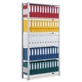SCHULTE Aktenregal GF, einseitig, mit Endanschlägen, FL 85 kg, HxBxT 2.500 x 750 x 300 mm