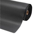 Anti-Ermüdungsmatte aus PVC, Mikrozellen-Vinyl-Rückseite, BxT 600 x 910 mm, schwarz