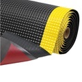 Arbeitsplatzmatte, Höhe 19 mm Breite 1220 mm, pro lfd. m schwarz/gelb