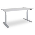CEHA elektrisch höhenverstellbarer Schreibtisch, kratzfeste Oberfläche, HxBxT 610-1.250 x 1.800 x 800 mm, weiss