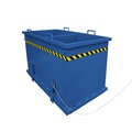 Eichinger® Klappbodenbehälter Sortiersystem, 3x600 LIter enzianblau