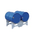 Eichinger® Fasspalette modular zu ergänzen und zu stapeln, 2 x Fässer enzianblau