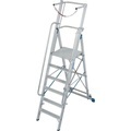 Krause Stabilo® Professional 127501 Aluminium Stufen-Stehleiter Arbeitshöhe (max.): 3.4 m Silber 20 kg