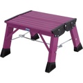 Krause Treppy PlusLine 130358 Aluminium Doppel-Klapptritt klappbar Arbeitshöhe (max.): 2.20 m Pink 1.8 kg