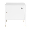 hjh OFFICE Metallschrank / Sideboard UMEO Metall, weiss