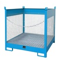 Fass-Stapelpalette Bauer FSP-4 D, für 4 x 200 l Fass, blau