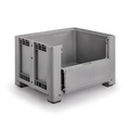 Industriebox, mit 4 Füssen, geschlossen m. Entnahmeklappe, 610 Liter