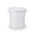 Kunststofftonne, weiss, 35 Liter