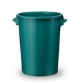 Kunststofftonne, grün, 100 Liter