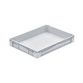 Alpha Eurobox aus PP mit geschlossenen Wänden, HxBxT 120 x 600 x 800 mm