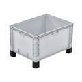 Alpha Eurobox aus PP mit geschlossenen Wänden, HxBxT 520 x 600 x 800 mm, mit Füssen
