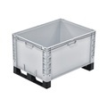 Alpha Eurobox aus PP mit geschlossenen Wänden, HxBxT 520 x 600 x 800 mm, mit Kufen