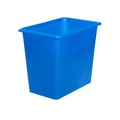 Rechteckbehälter S, geschlossen, blau, 660x432x575 mm