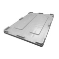 Deckel für Palettenbox, 1200x800 mm, grau, zum Auflegen