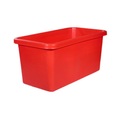 Rechteckbehälter XL, geschlossen, rot, 1308x699x615 mm
