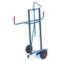 fetra® Plattenkarre, Tragkraft 400 kg, Vollgummi-Bereifung, Profilgummi